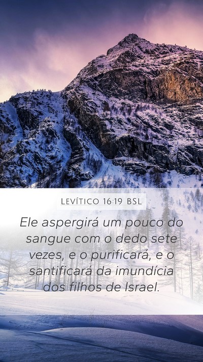 Levítico 16:19 BSL Bible Verse Image