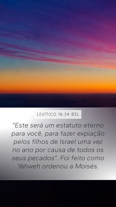 Levítico 16:34 BSL Bible Verse Image
