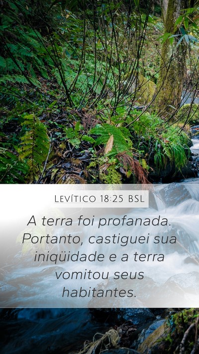 Levítico 18:25 BSL Bible Verse Image