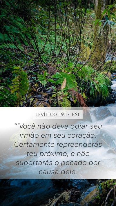Levítico 19:17 BSL Bible Verse Image