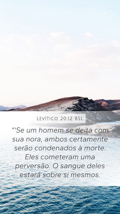 Levítico 20:12 BSL Bible Verse Image