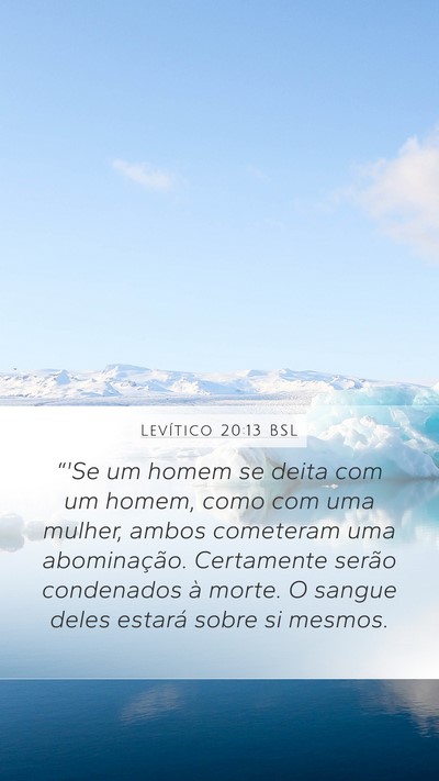 Levítico 20:13 BSL Bible Verse Image