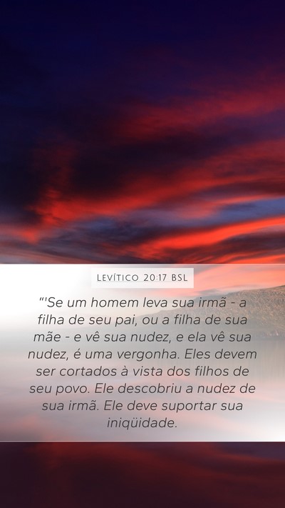 Levítico 20:17 BSL Bible Verse Image