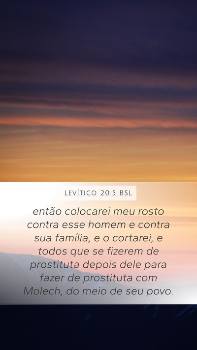 Levítico 20:5 BSL Bible Verse Image