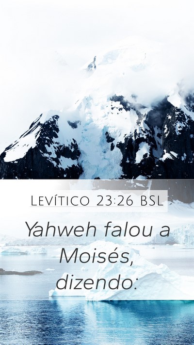 Levítico 23:26 BSL Bible Verse Image