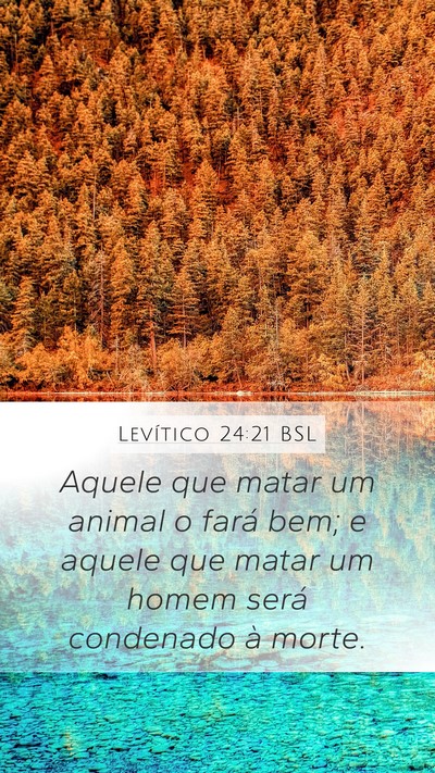 Levítico 24:21 BSL Bible Verse Image