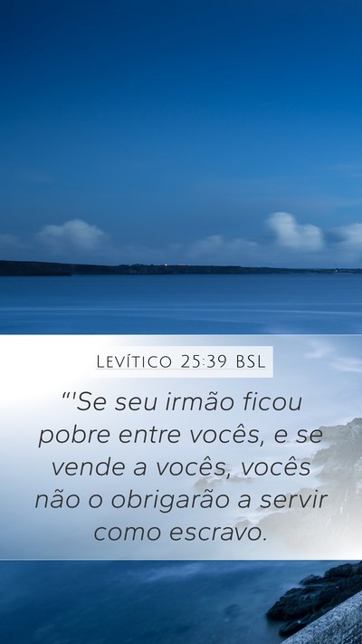 Levítico 25:39 BSL Bible Verse Image