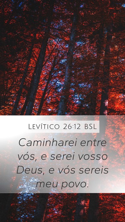 Levítico 26:12 BSL Bible Verse Image