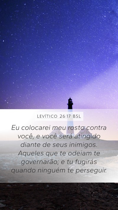Levítico 26:17 BSL Bible Verse Image