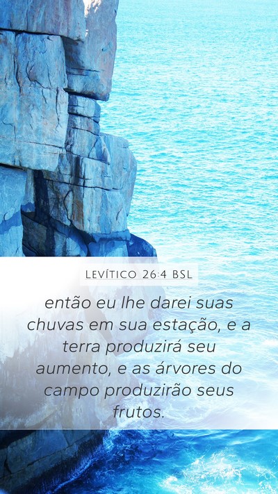 Levítico 26:4 BSL Bible Verse Image