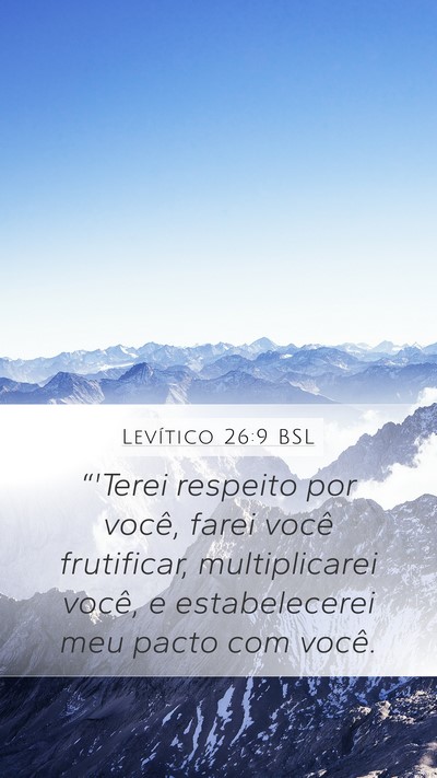 Levítico 26:9 BSL Bible Verse Image