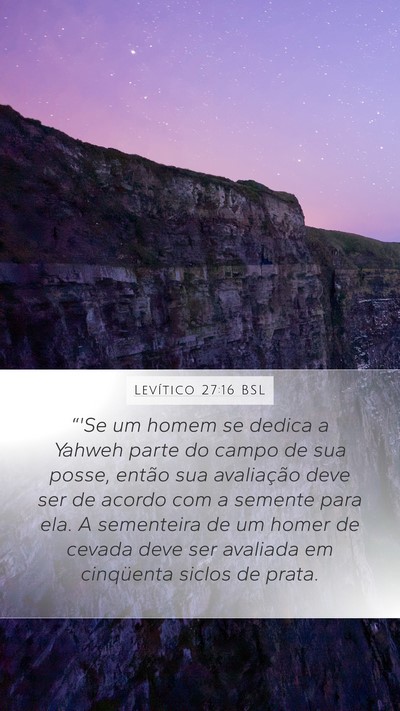 Levítico 27:16 BSL Bible Verse Image