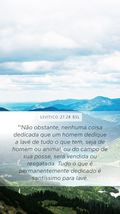 Levítico 27:28 BSL Bible Verse Image