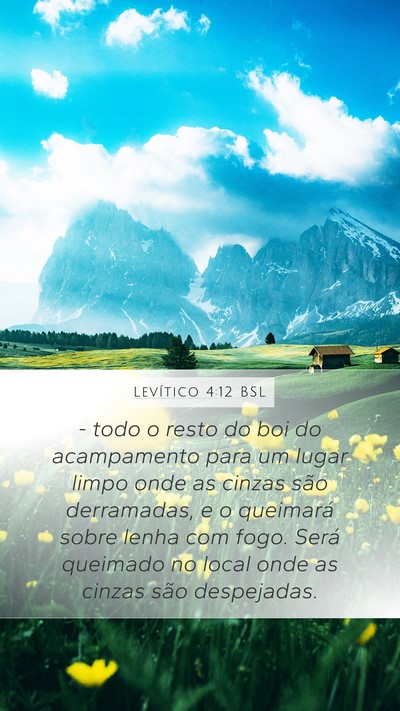 Levítico 4:12 BSL Bible Verse Image