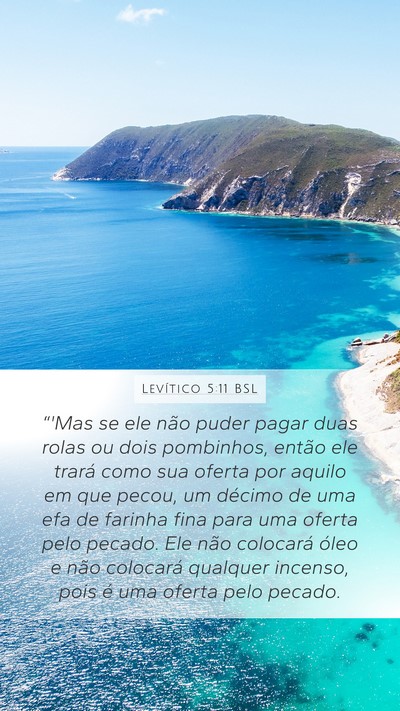 Levítico 5:11 BSL Bible Verse Image
