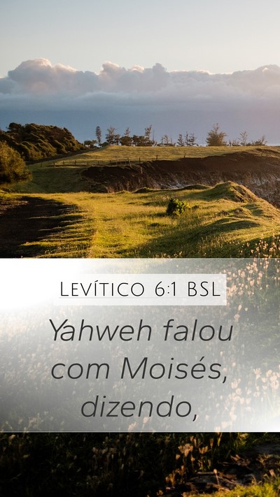 Levítico 6:1 BSL Bible Verse Image