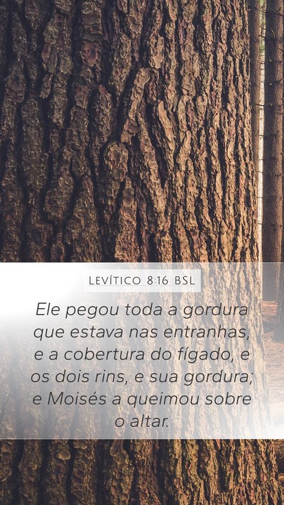 Levítico 8:16 BSL Bible Verse Image