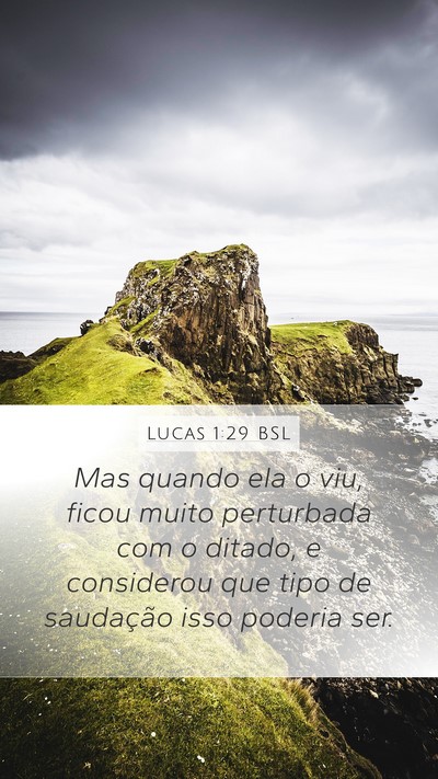 Lucas 1:29 BSL Bible Verse Image