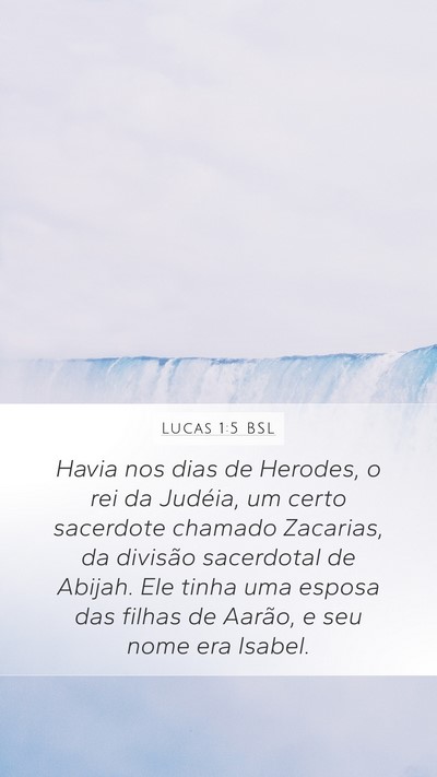 Lucas 1:5 BSL Bible Verse Image