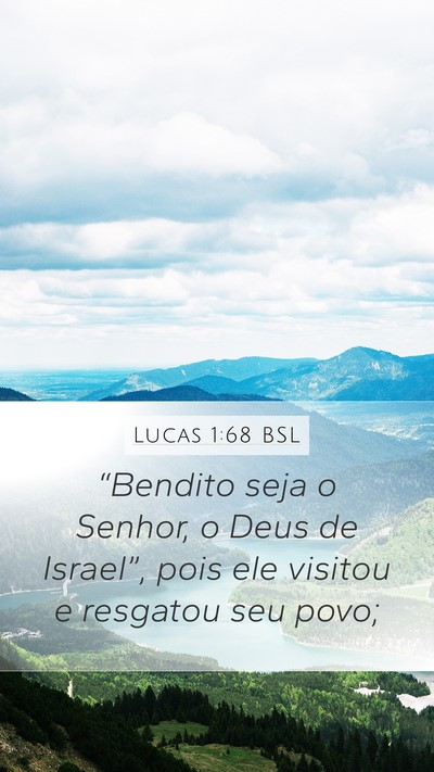 Lucas 1:68 BSL Bible Verse Image