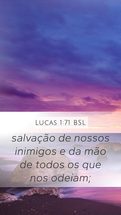 Lucas 1:71 BSL Bible Verse Image