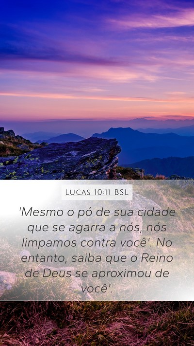 Lucas 10:11 BSL Bible Verse Image