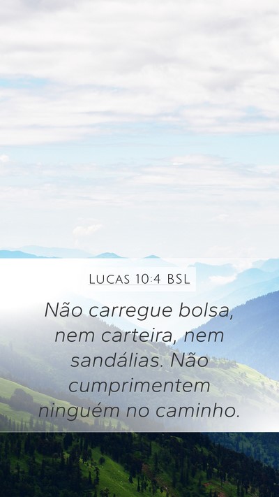 Lucas 10:4 BSL Bible Verse Image