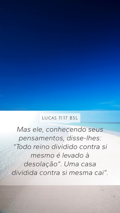 Lucas 11:17 BSL Bible Verse Image