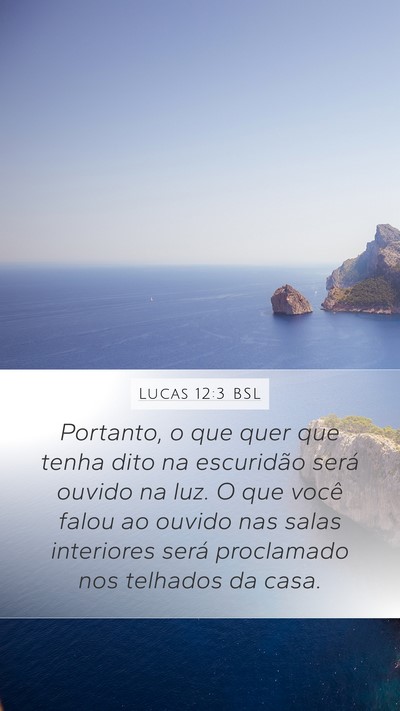 Lucas 12:3 BSL Bible Verse Image