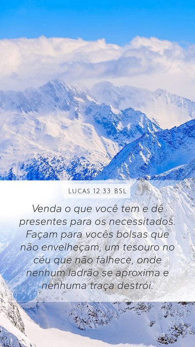 Lucas 12:33 BSL Bible Verse Image