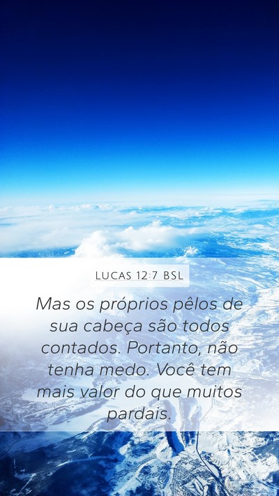 Lucas 12:7 BSL Bible Verse Image