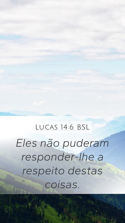 Lucas 14:6 BSL Bible Verse Image