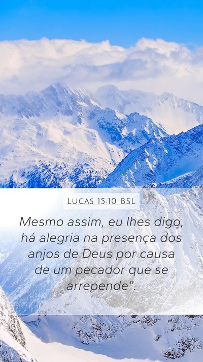 Lucas 15:10 BSL Bible Verse Image