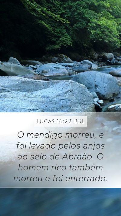 Lucas 16:22 BSL Bible Verse Image