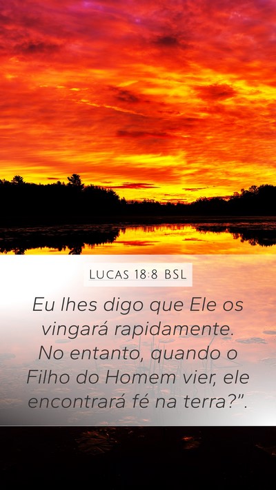 Lucas 18:8 BSL Bible Verse Image