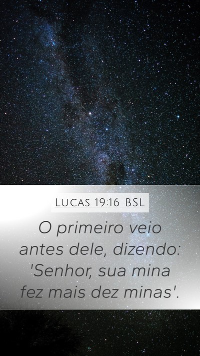 Lucas 19:16 BSL Bible Verse Image