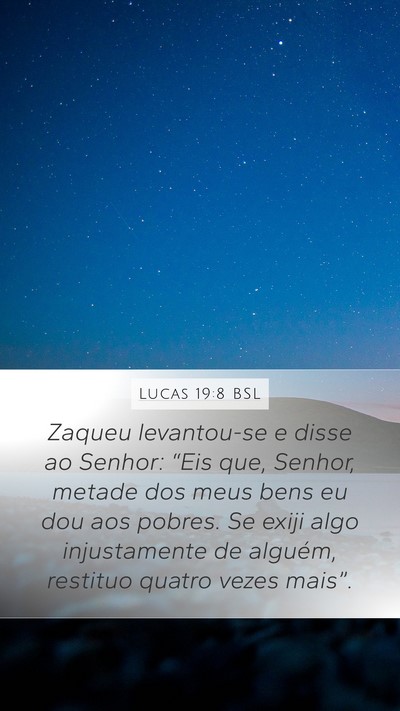 Lucas 19:8 BSL Bible Verse Image