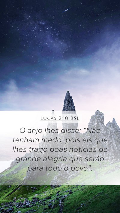Lucas 2:10 BSL Bible Verse Image