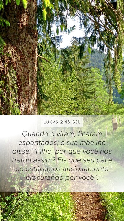 Lucas 2:48 BSL Bible Verse Image