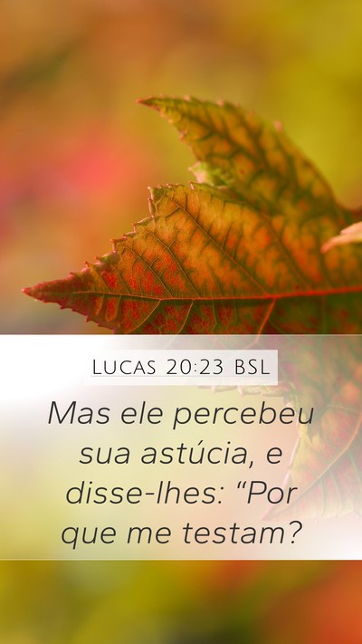 Lucas 20:23 BSL Bible Verse Image