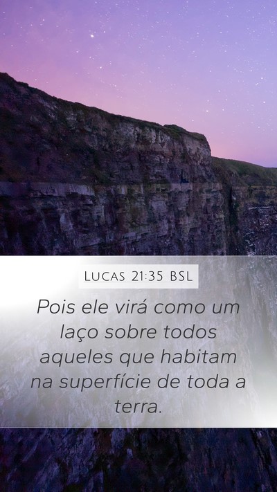 Lucas 21:35 BSL Bible Verse Image