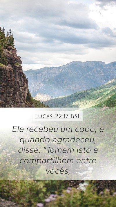 Lucas 22:17 BSL Bible Verse Image