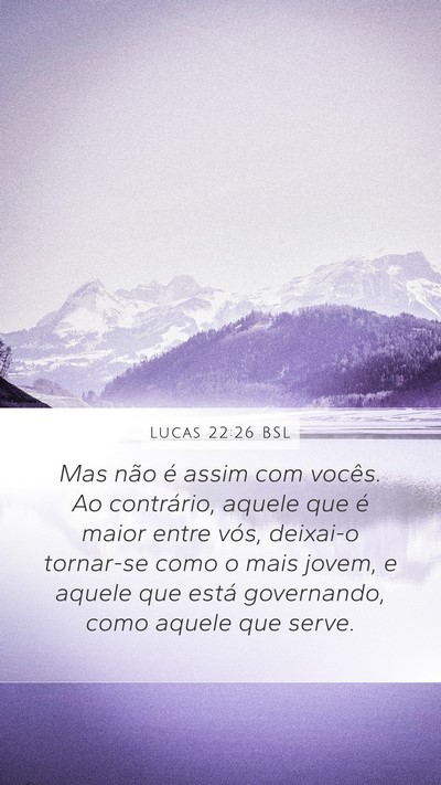 Lucas 22:26 BSL Bible Verse Image