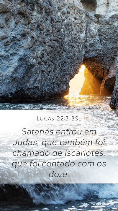 Lucas 22:3 BSL Bible Verse Image