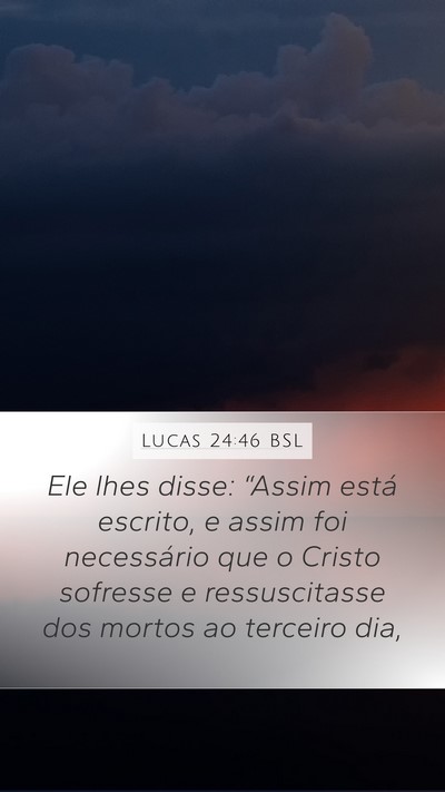 Lucas 24:46 BSL Bible Verse Image