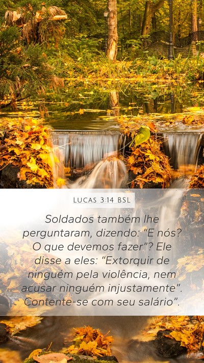 Lucas 3:14 BSL Bible Verse Image