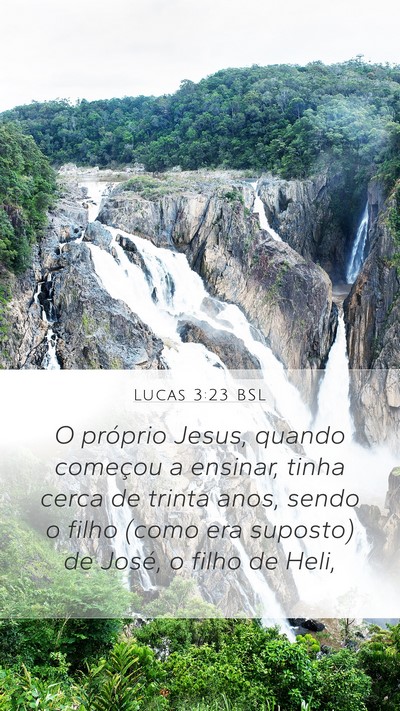 Lucas 3:23 BSL Bible Verse Image