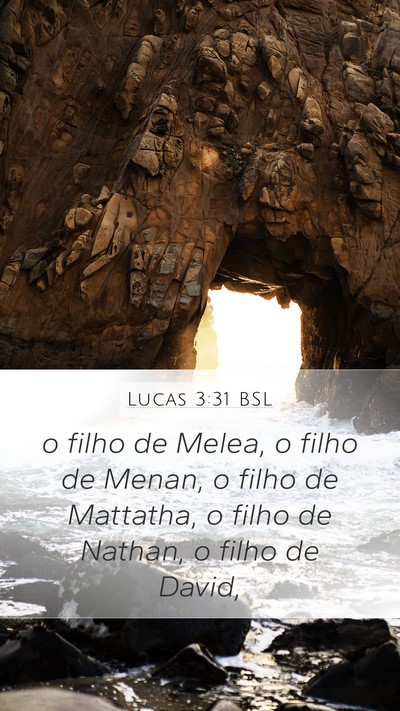 Lucas 3:31 BSL Bible Verse Image