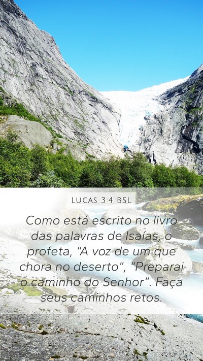 Lucas 3:4 BSL Bible Verse Image