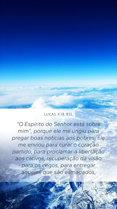 Lucas 4:18 BSL Bible Verse Image